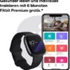 Fitbit Sense Advanced Smartwatch with Tools for Heart Health, Stress Management & Skin Temperature Trends, Lunar White/ Soft Gold Stainless Steel - Image 7