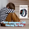 Birgus 4G Smartwatch für Kinder,GPS Smartwatch mit Wasserdichter Echtzeit Position Videoanrufnachricht Schrittzähler SOS Anti-Lost für die frühkindliche Bildung für Jungen und Mädchen,Blau - Image 9