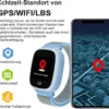 PTHTECHUS 4G Kinder GPS Smartwatch, HD Touchscreen kind Intelligente Uhr mit WIFI Telefon GPS locator Echtzeitposition SOS Videoanruf Sprachchat Kamera Kompatibel Phone APP für Jungen Mädchen Geschenk - Image 4