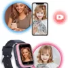 Kinder Smartwatch mit GPS und Telefon Uhr 4G WiFi Videoanruf SOS Kamera Wasserdicht Nachricht Wecker Stoppuhr Klassenmodus Musik Player Vibrationsbenachrichtigung Geschenk für Jungen und Mädchen - Image 4