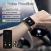 Smartwatch Damen mit Telefonfunktion, 1.7" Touchscreen Uhr Fitness Tracker mit Whatsapp Funktion, Wasserdicht Fitnessuhr Sportuhr für iOS Android, Geschenk für Geburtstag Weihnachten, Watch Rosegold - Image 4