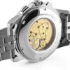 LOUIS XVI Herren-Armbanduhr Majesté Iced Out Rainbow Stahlband Silber CZ-Diamanten Chronograph Analog Quarz Edelstahl 1121 - Image 7