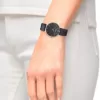 s.Oliver Armbanduhr Damen Quarzuhr Analog, mit Leder Armband, Silber, 3 bar Wasserdicht, Kommt in Uhren Geschenk Box, 2033489 - Image 4