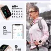 Smartwatch damen mit Telefonfunktion, 1,69" schrittzähler uhr damen mit großem Farbdisplay, Alexa eingebaute, Pulsmesser, Schlafmonitor, Schrittzähler, Aktivitätstracker kompatibel mit Android/IOS - Image 6