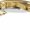 LOUIS XVI Palais Royale Herrenuhr Chronograph 43 mm Schweizer Quarzwerk Edelstahl Armband Gold Zifferblatt Schwarz echte Diamanten 1085 - Image 6