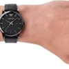 Emporio Armani Herrenuhr mit drei Zeigern, Edelstahl, 41 mm Gehäusegröße - Image 6