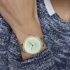 Tommy Hilfiger Analog Quarzuhr für Damen mit Gelbgoldfarbenes Edelstahl-Mesh-Gliederarmband - 1782114 - Image 6