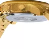 LOUIS XVI Herren-Armbanduhr Aramis Frosted Stahlband Gold Schwarz Fume echte Diamanten Chronograph Analog Quarz Edelstahl 1080 - Image 6