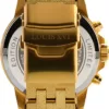 LOUIS XVI Herren-Armbanduhr Aramis Frosted Stahlband Gold Schwarz Fume echte Diamanten Chronograph Analog Quarz Edelstahl 1080 - Image 7