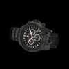 LOUIS XVI Palais Royale Herrenuhr Chronograph 43 mm Schweizer Quarzwerk Edelstahl Armband Schwarz Zifferblatt Schwarz Karbon echte Diamanten 894 - Image 5