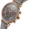 Swarovski Passage Chrono Uhr, Lederarmband, grau, rosé vergoldetes PVD-Finish - Image 5