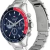 Tommy Hilfiger Multi Zifferblatt Quarz Uhr für Herren mit Silbernes Edelstahlarmband - 1791968 - Image 3
