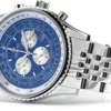 LOUIS XVI Herren-Armbanduhr Artagnan Stahlband Silber Blau Chronograph Analog Quarz Edelstahl 581 - Image 4