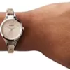 Fossil Damenuhr Georgia, 32 mm Gehäusegröße, Quarzwerk, Lederarmband - Image 7