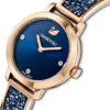 Swarovski Cosmic Rock Uhr, Metallarmband, Blau, Rosegold-Legierungsschicht PVD-Finish - Image 5