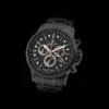 LOUIS XVI Palais Royale Herrenuhr Chronograph 43 mm Schweizer Quarzwerk Edelstahl Armband Schwarz Zifferblatt Schwarz Karbon echte Diamanten 894 - Image 6