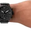 FOSSIL Herrenuhr Nate, 50mm Gehäusegröße, Quarz-Chronographenwerk, Edelstahlarmband - Image 5