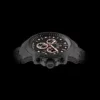 LOUIS XVI Palais Royale Herrenuhr Chronograph 43 mm Schweizer Quarzwerk Edelstahl Armband Schwarz Zifferblatt Schwarz Karbon echte Diamanten 894 - Image 3