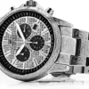 LOUIS XVI Palais Royale Iced Herrenuhr Chronograph 43 mm Schweizer Quarzwerk Edelstahl Armband Silber Zifferblatt Diamanten 1088 - Image 4