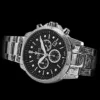 LOUIS XVI Palais Royale Herrenuhr Chronograph 43 mm Schweizer Quarzwerk Edelstahl Armband Silber Zifferblatt Schwarz Karbon echte Diamanten 893 - Image 5