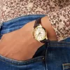 Seiko Damen-Uhr Quarz Edelstahl mit Lederband SUR478P1 - Image 3