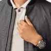 Seiko 5 Specialist Herren-Uhr Edelstahl mit Band aus Leder und Silikon SRPD76K1 - Image 3
