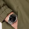 Seiko Herren Analog Quarz Uhr mit Metall Armband SUR401P1 - Image 3